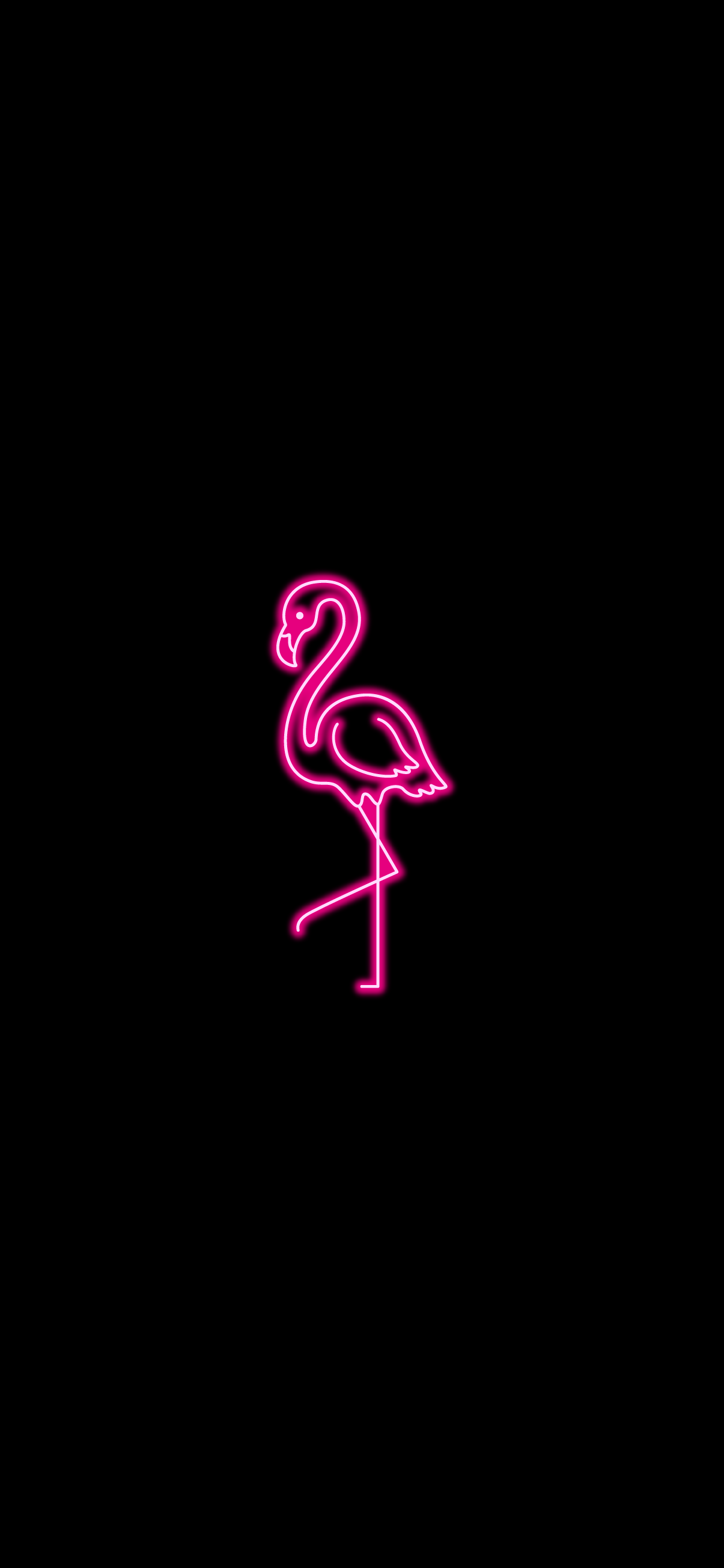 Neon Pink Flamingo Wallpapers