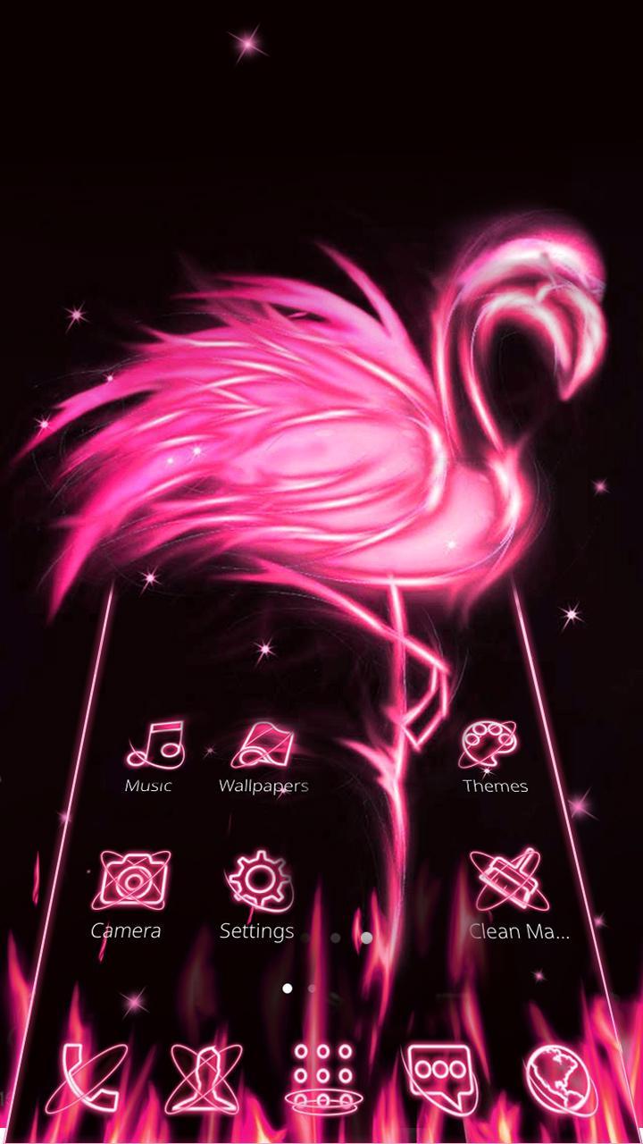 Neon Pink Flamingo Wallpapers