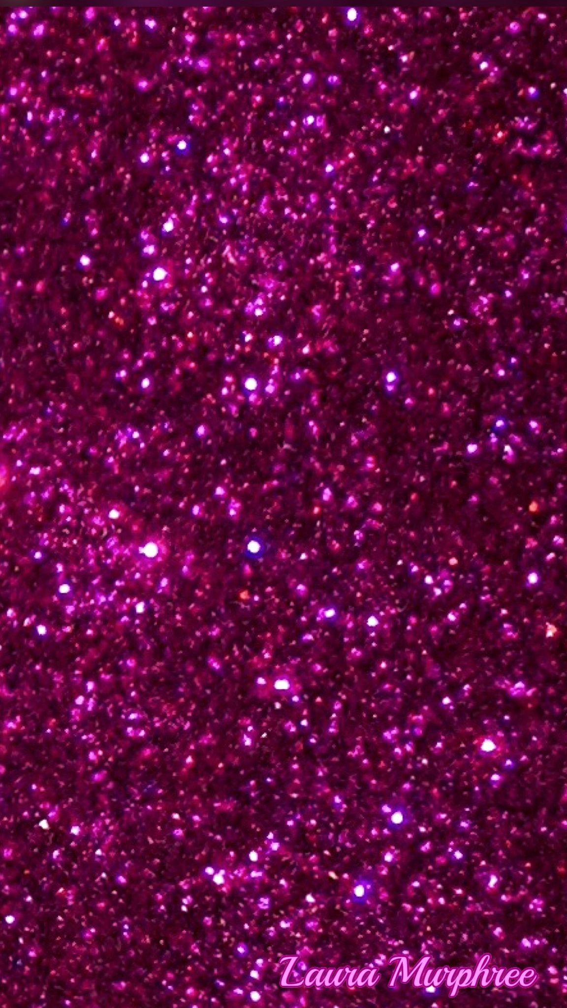 Neon Pink Glitter Background