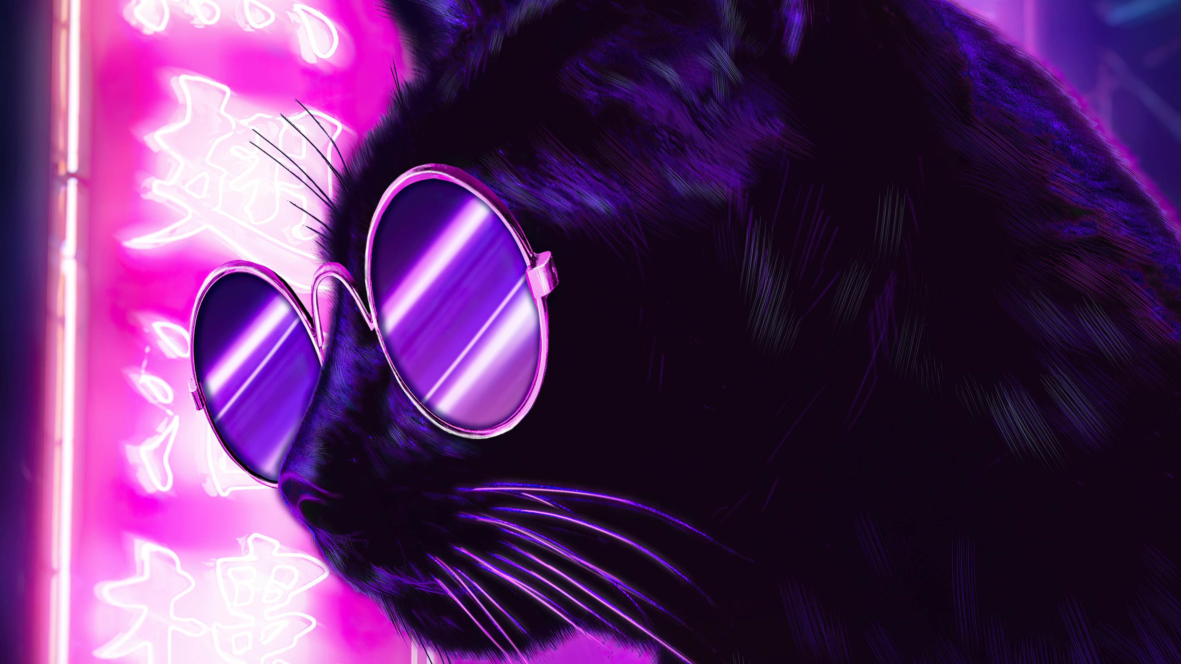 Neon Purple 4K Wallpapers