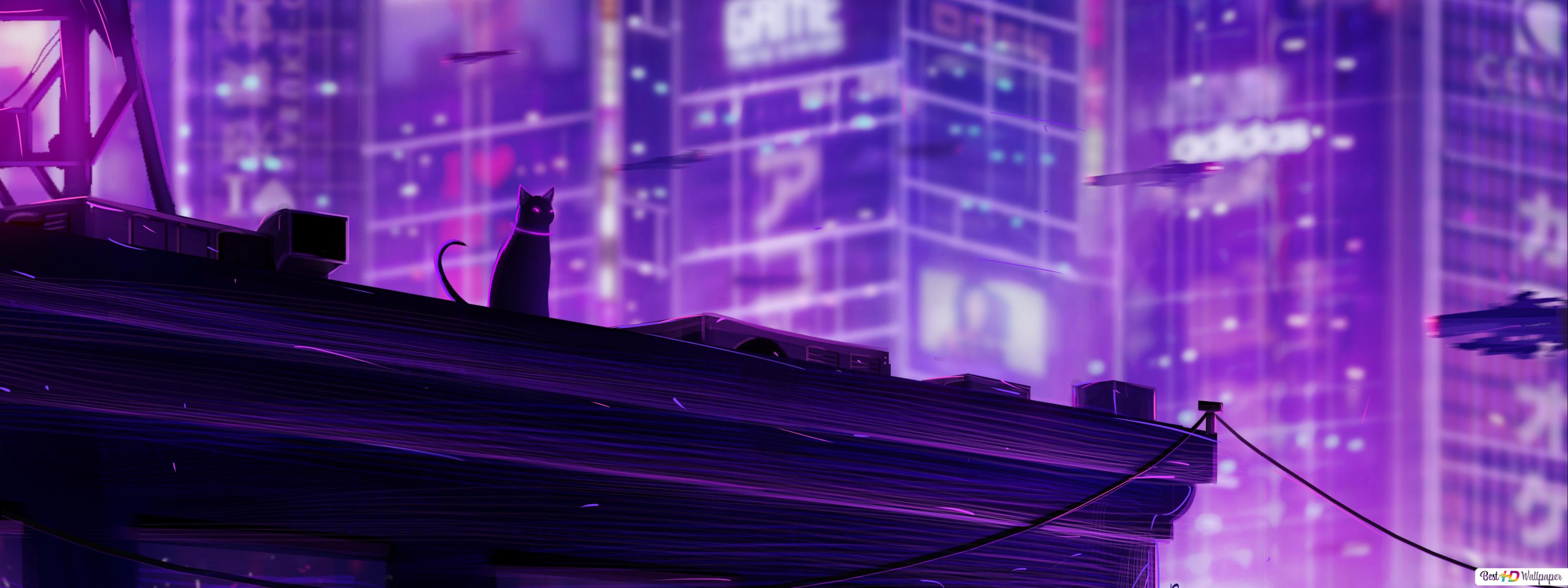 Neon Purple 4K Wallpapers