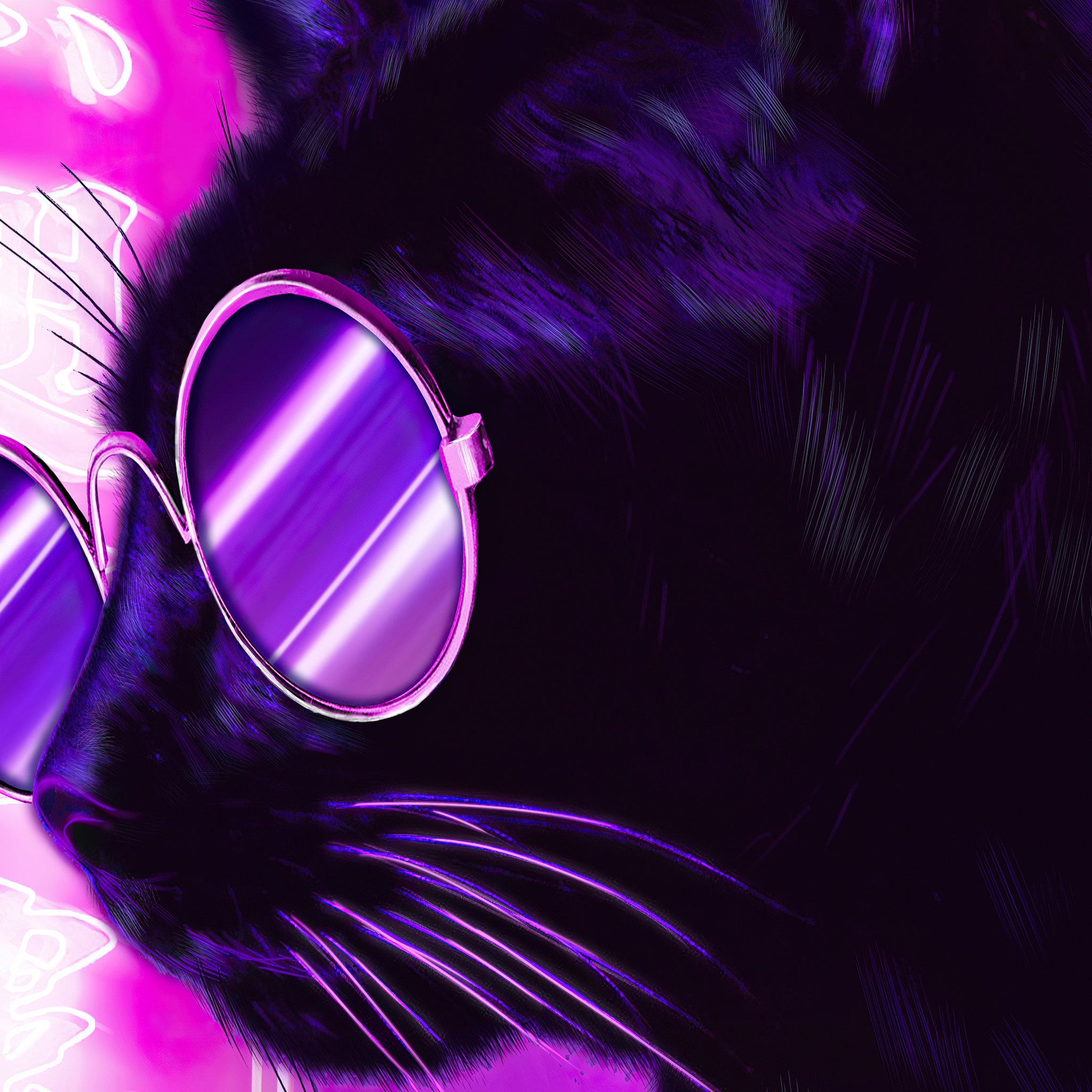 Neon Purple Aesthetic Wallpapers