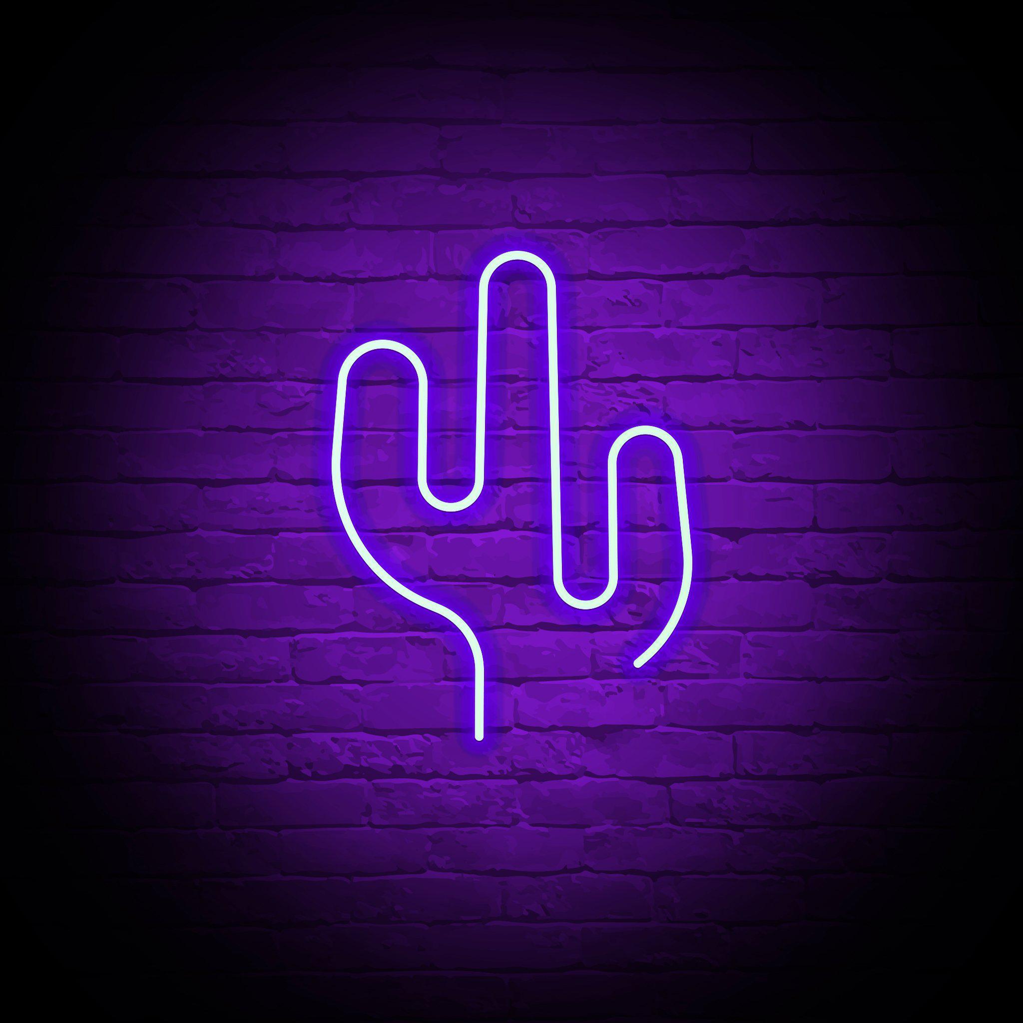 Neon Purple Logo Wallpapers