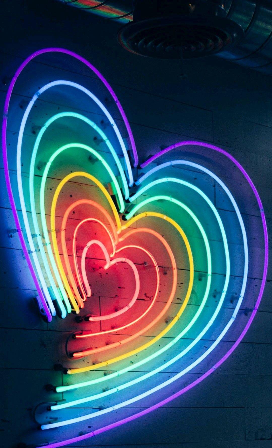 Neon Rainbow Aesthetic Wallpapers