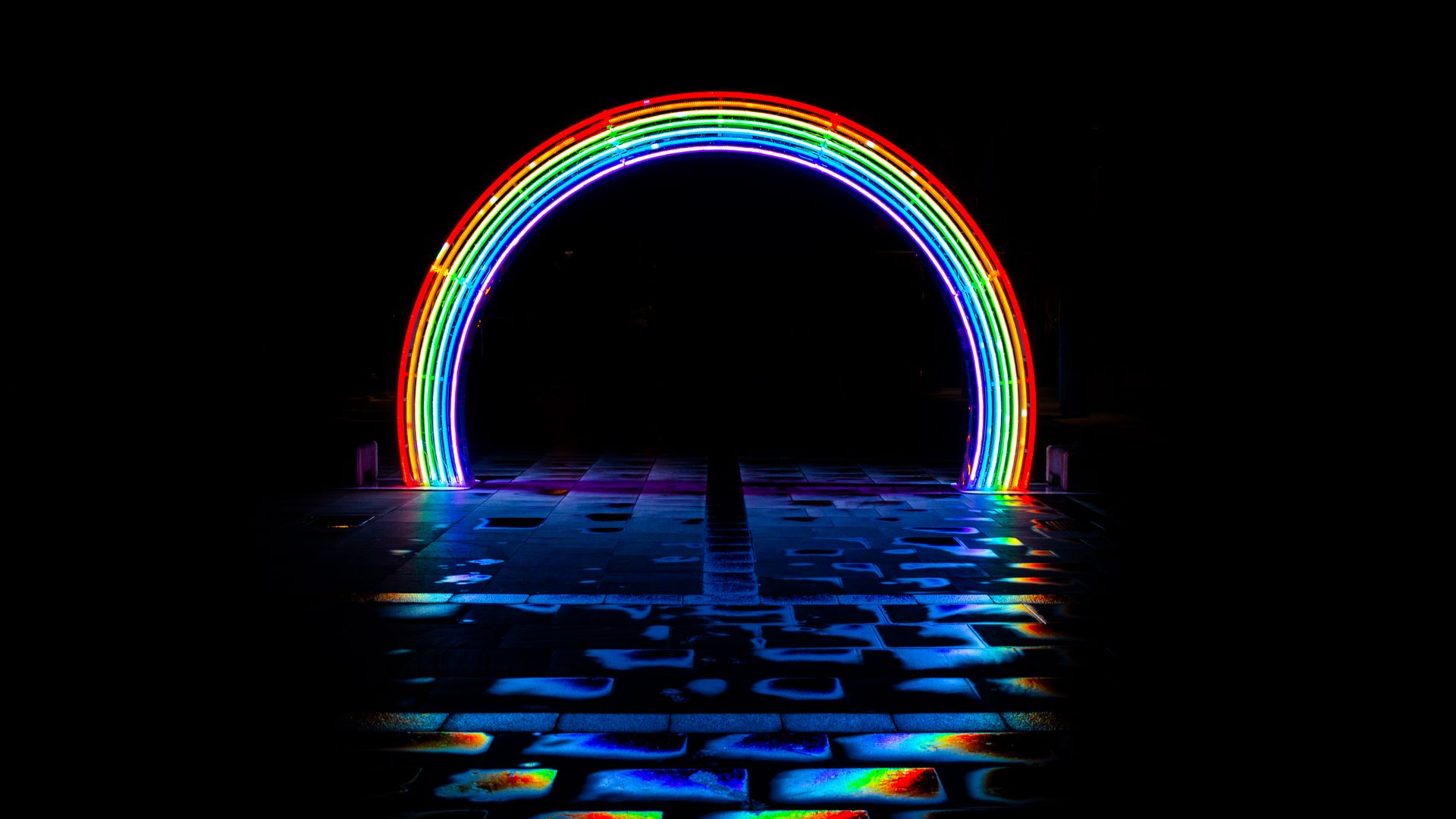 Neon Rainbow Wallpapers