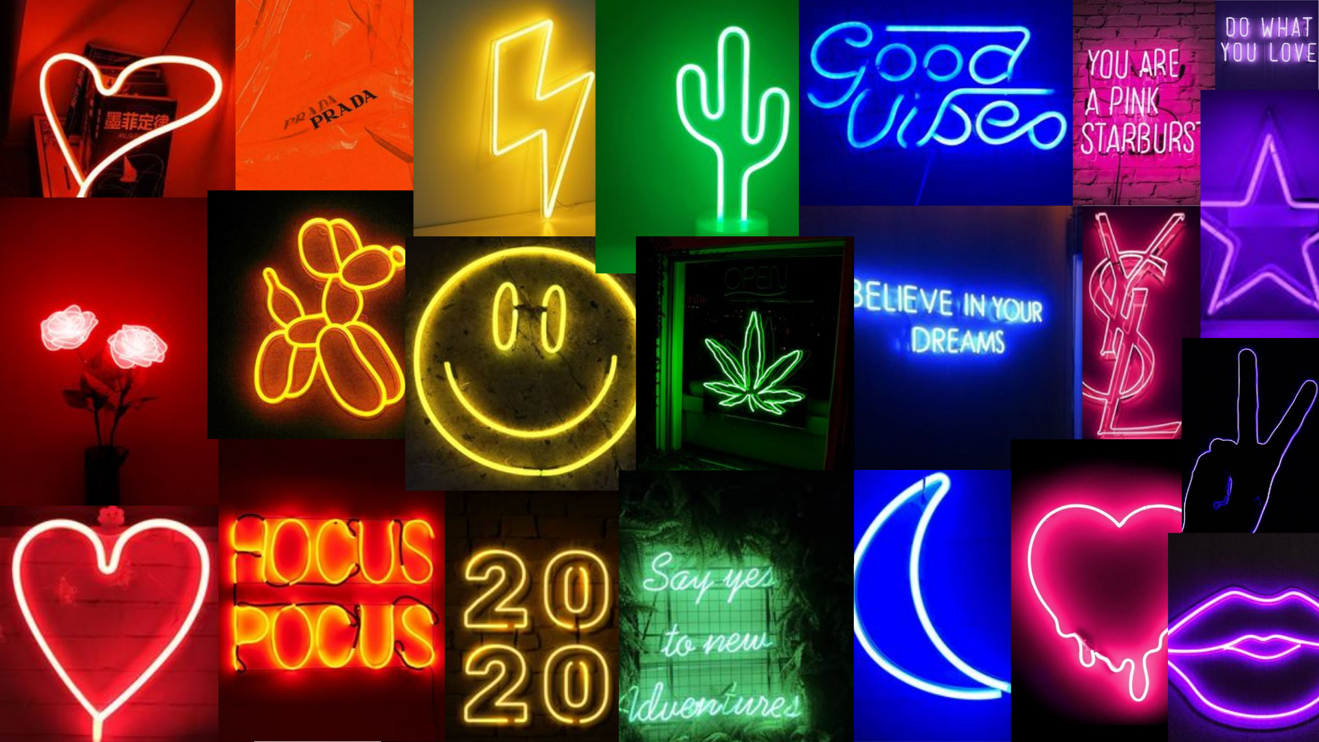 Neon Rainbow Wallpapers