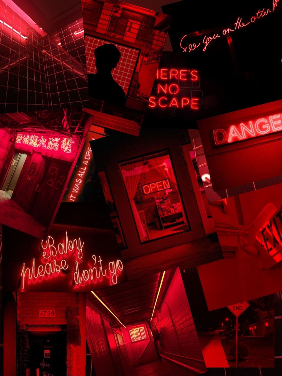 Neon Red Aesthetic Wallpapers