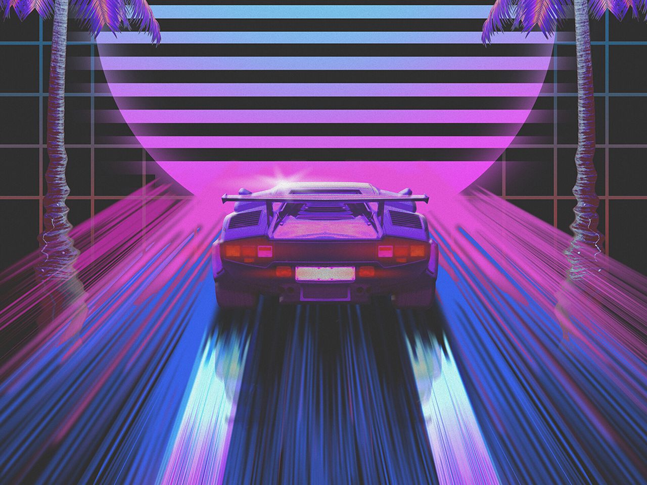 Neon Retro Wallpapers