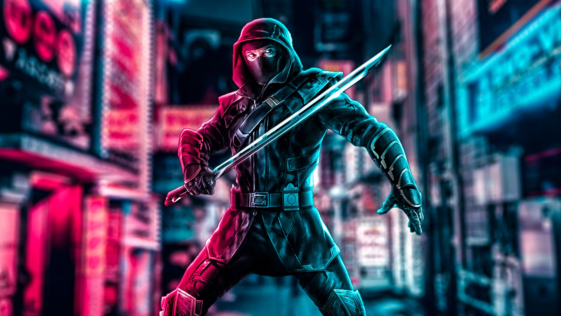 Neon Samurai Cyberpunk Wallpapers