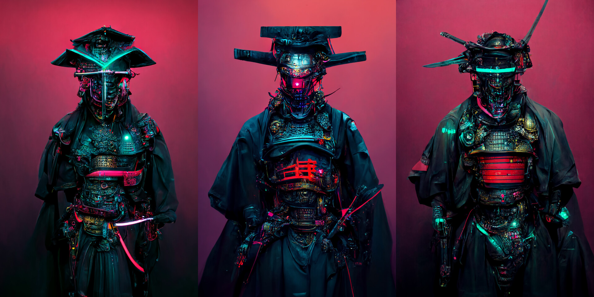 Neon Samurai Cyberpunk Wallpapers