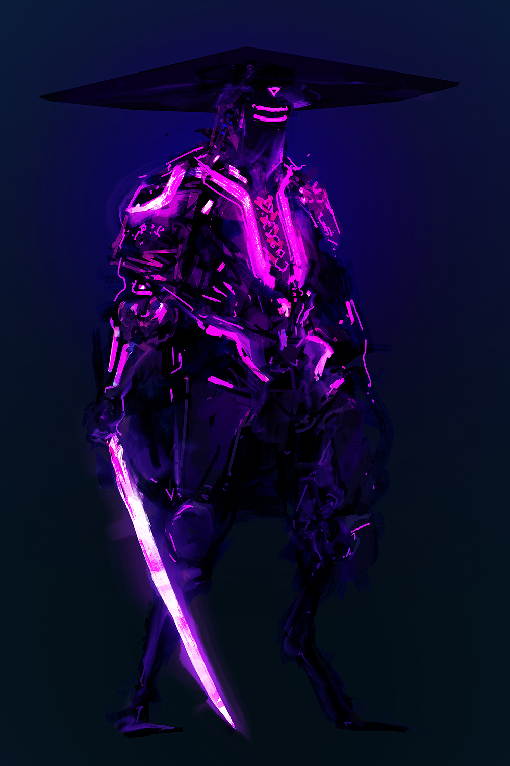 Neon Samurai Cyberpunk Wallpapers