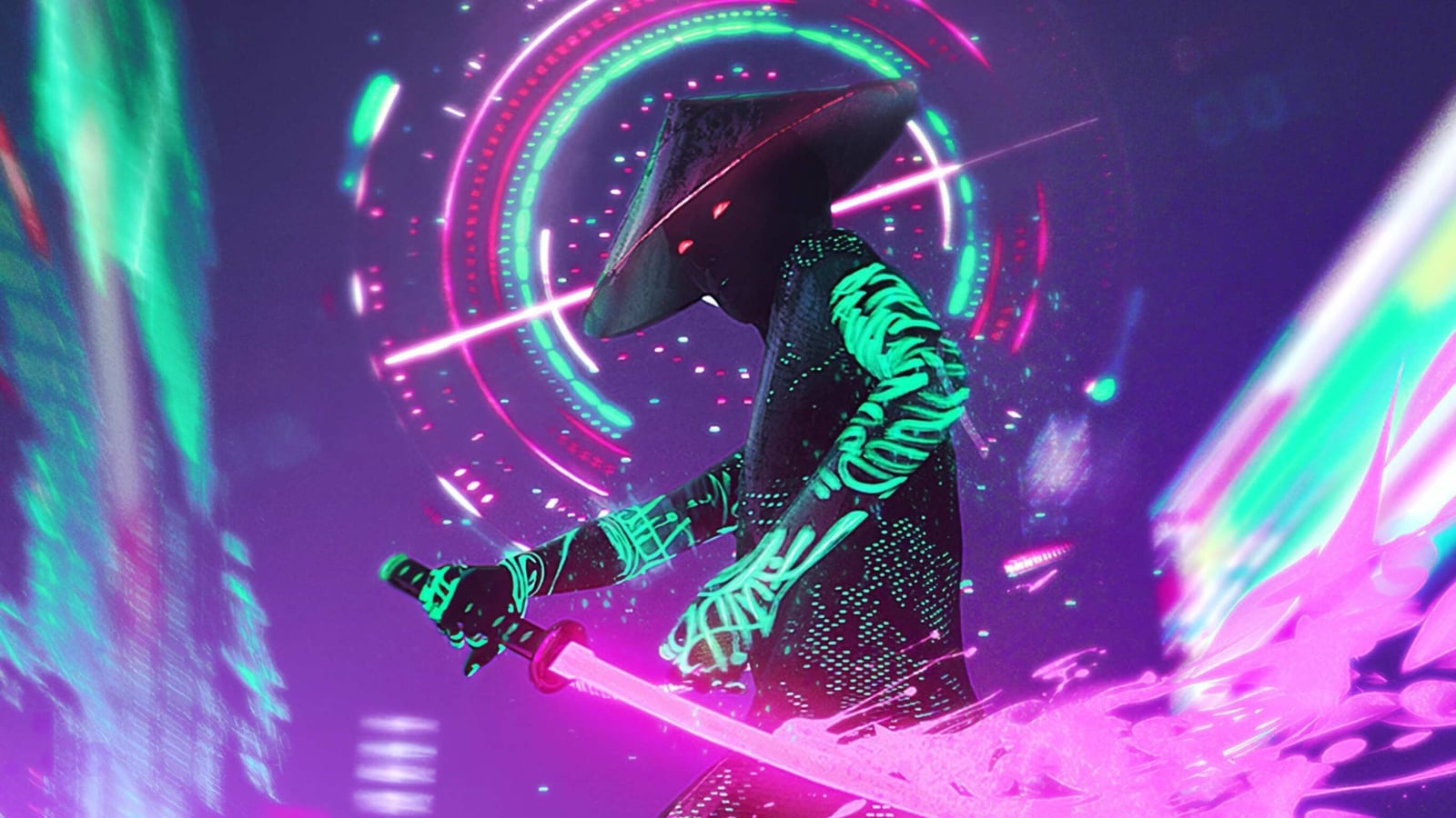 Neon Samurai Cyberpunk Wallpapers