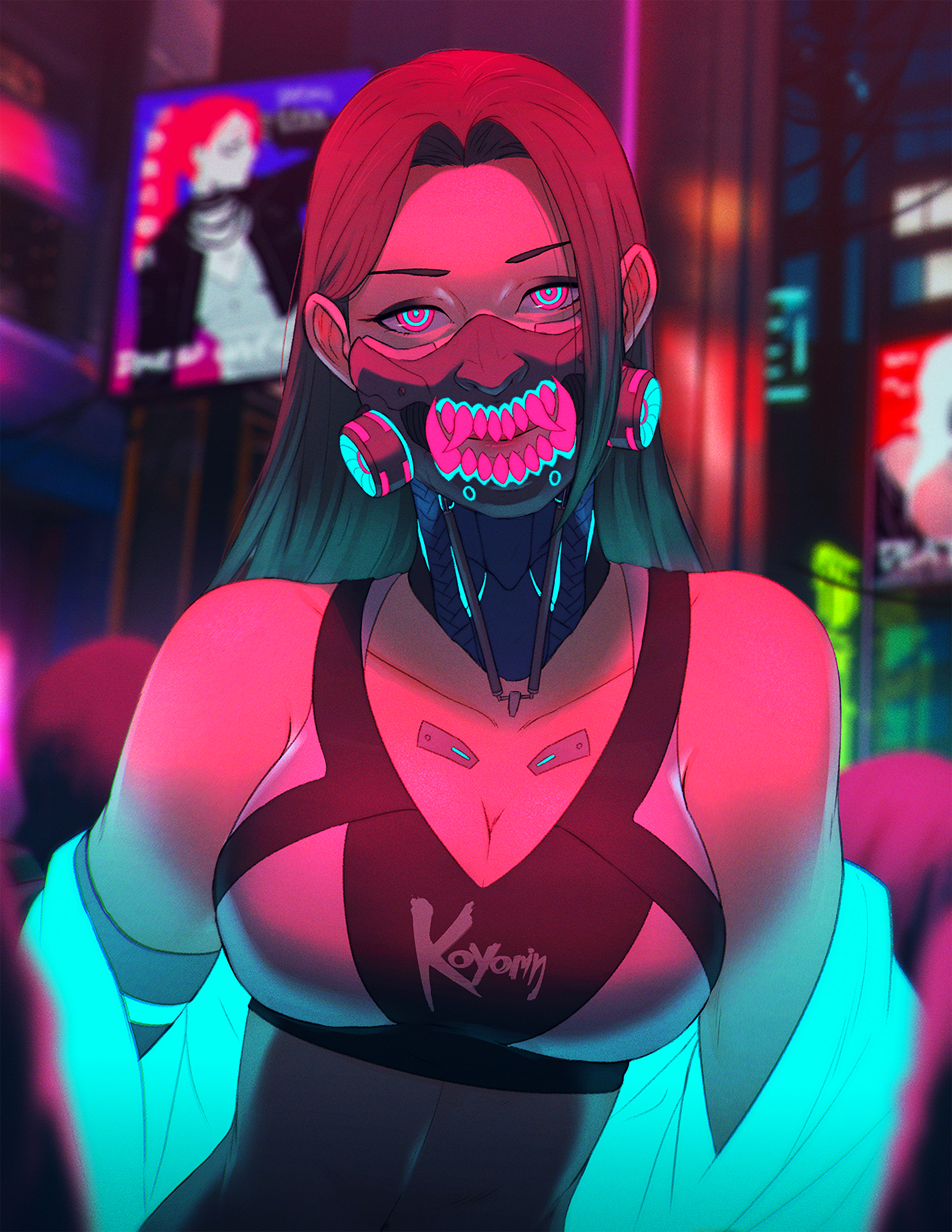 Neon Samurai Cyberpunk Wallpapers