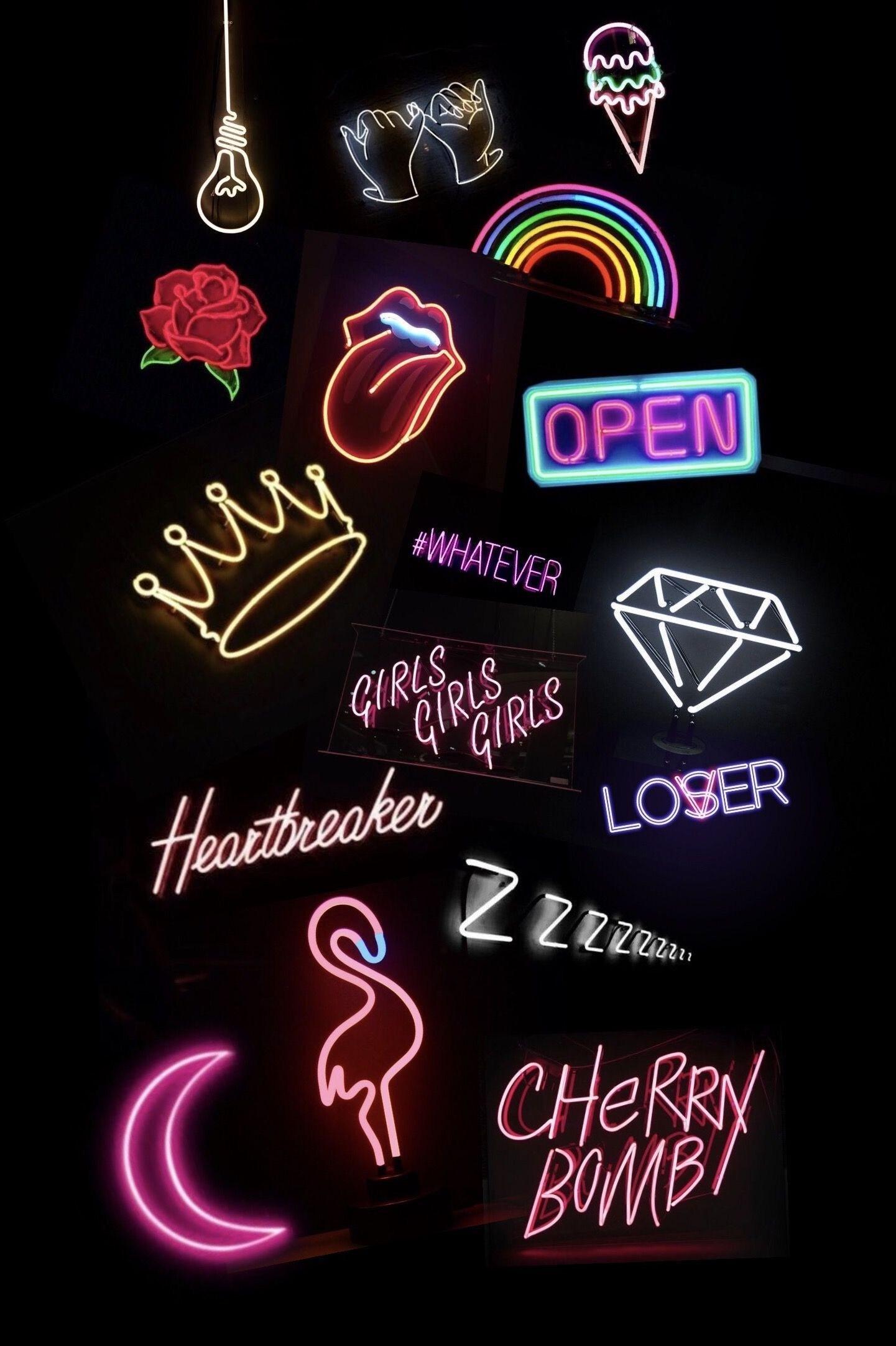 Neon Sign Aesthetic Wallpapers