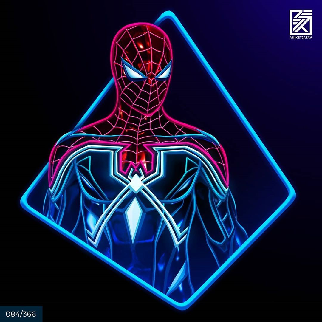 Neon Spider Man Wallpapers