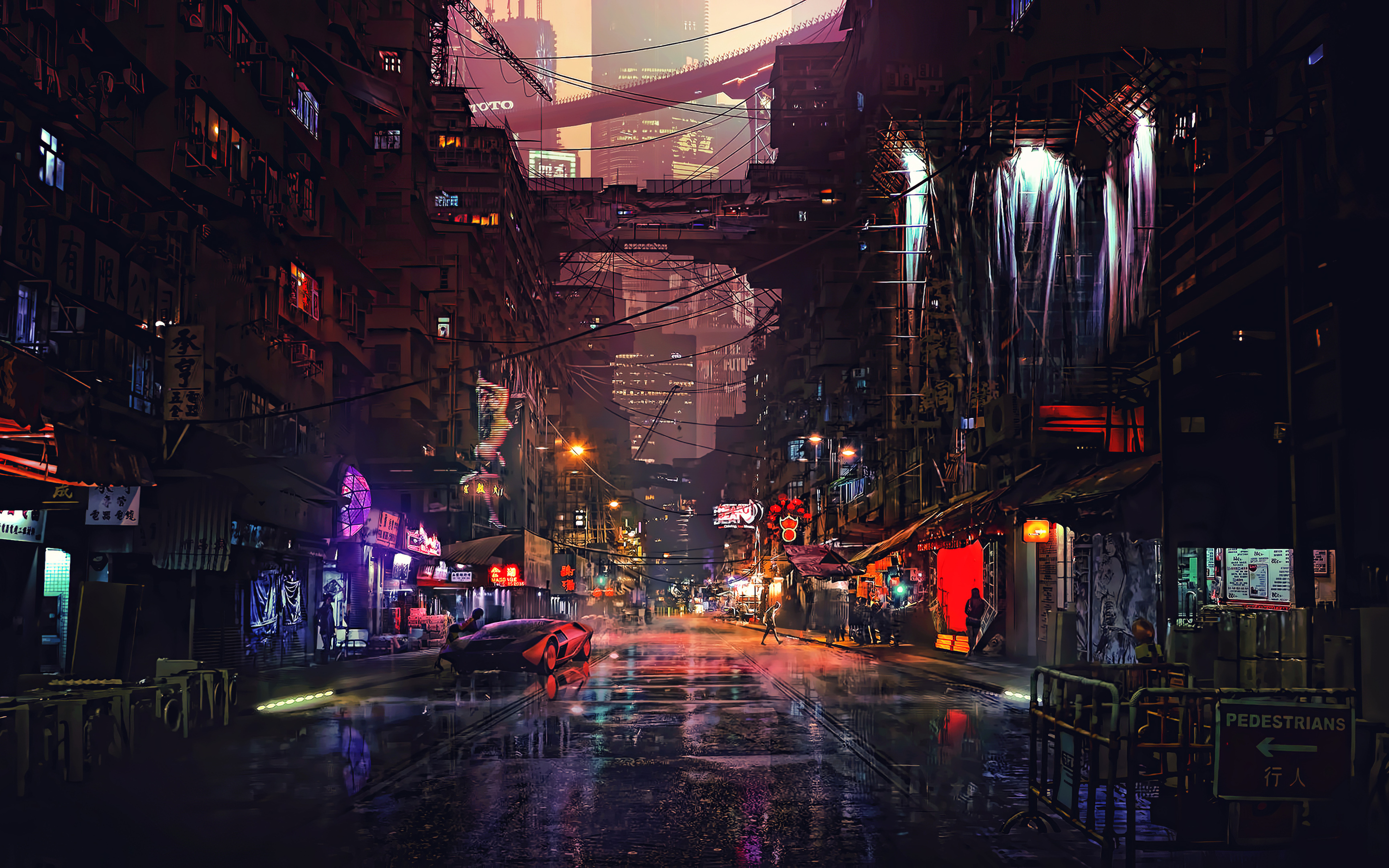 Neon Street Wallpapers