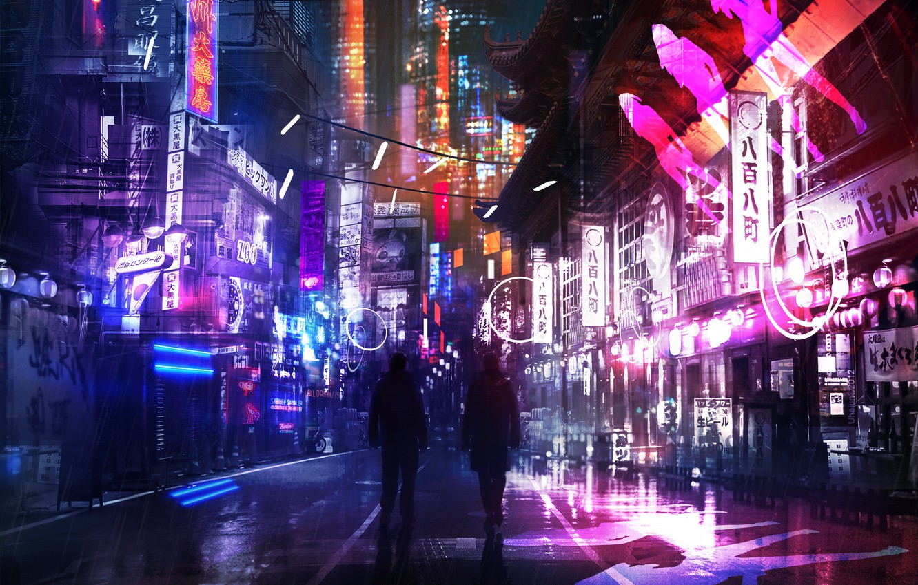 Neon Street Wallpapers