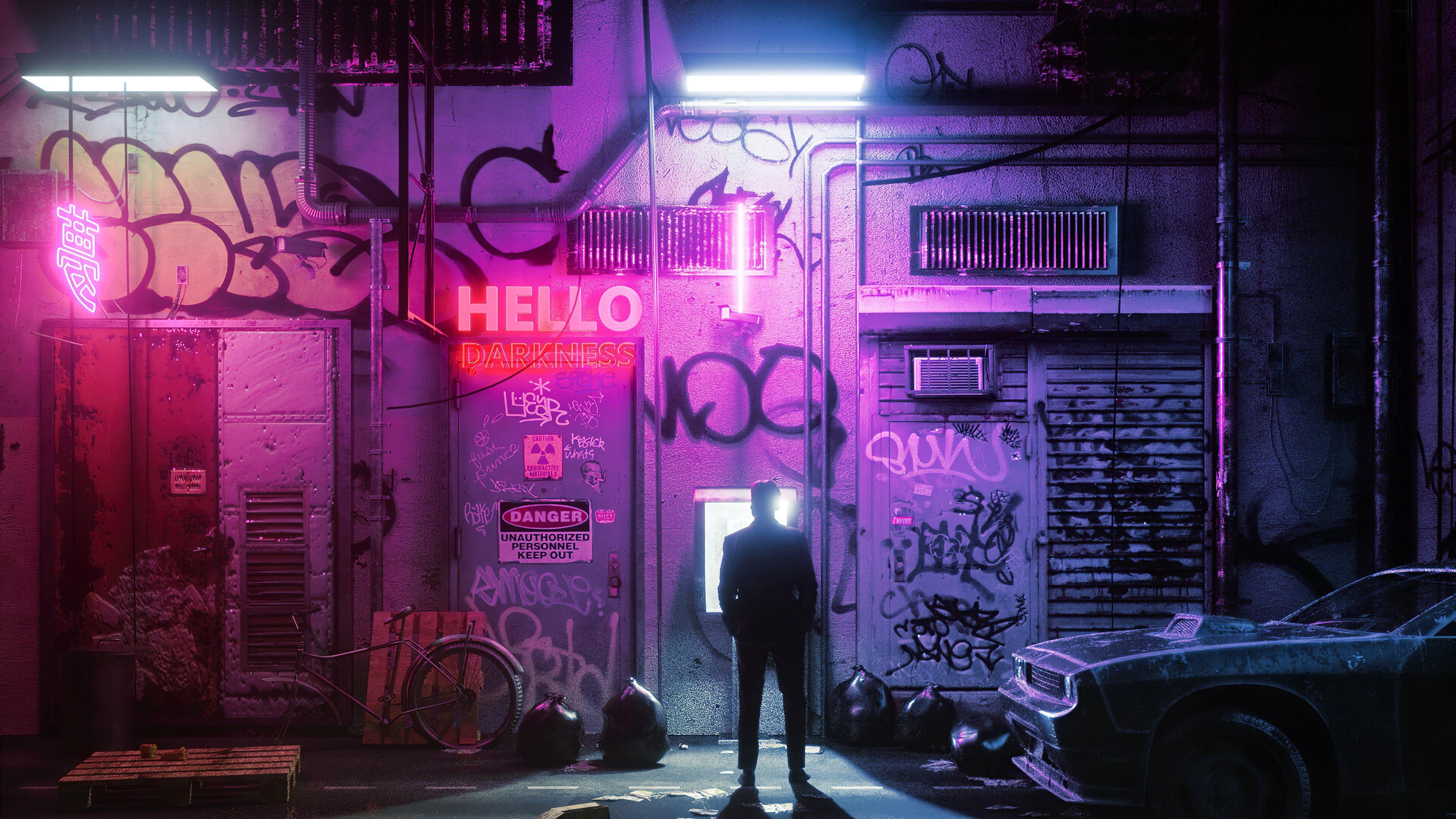 Neon Street Wallpapers