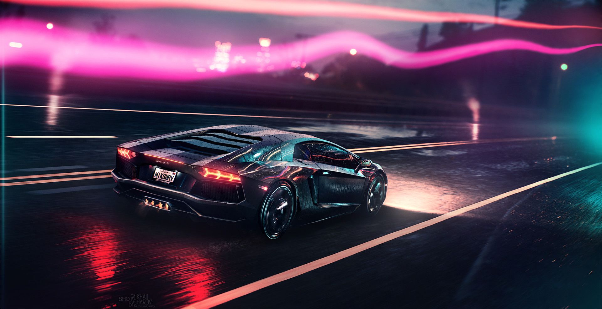 Neon Supercars Wallpapers