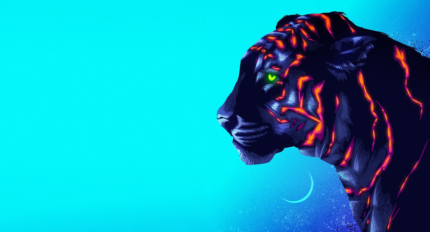 Neon Tiger
 Wallpapers