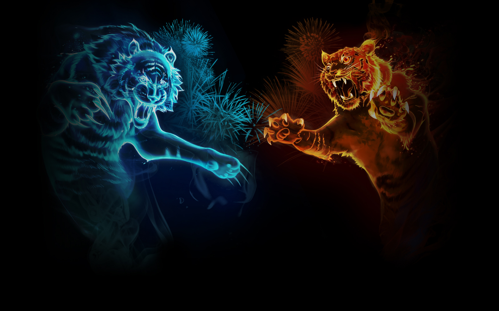 Neon Tiger Wallpapers