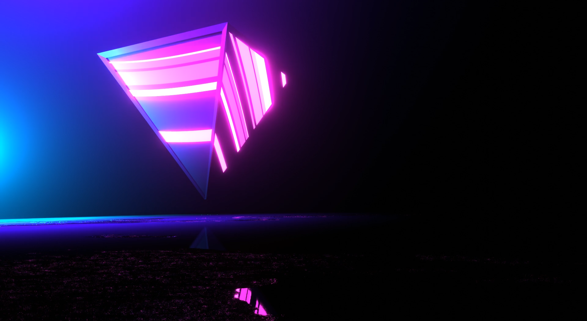 Neon Triangle Wallpapers