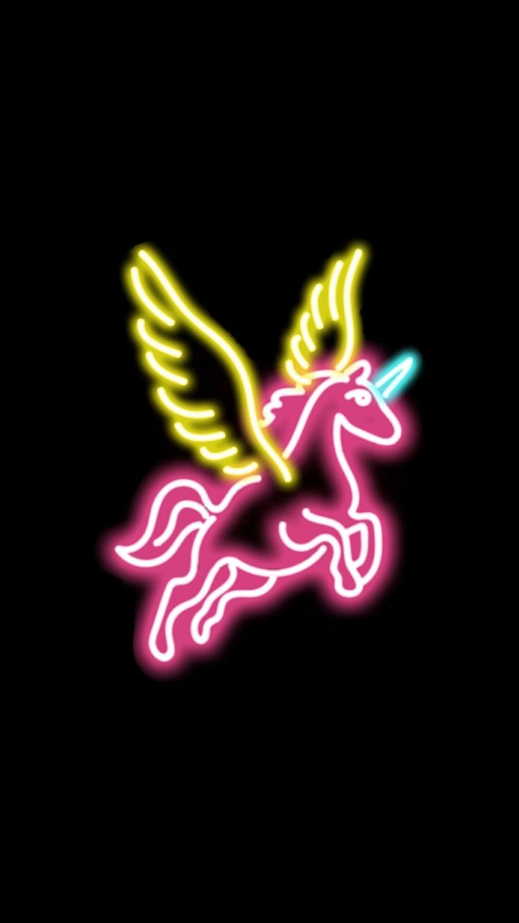 Neon Unicorn Wallpapers