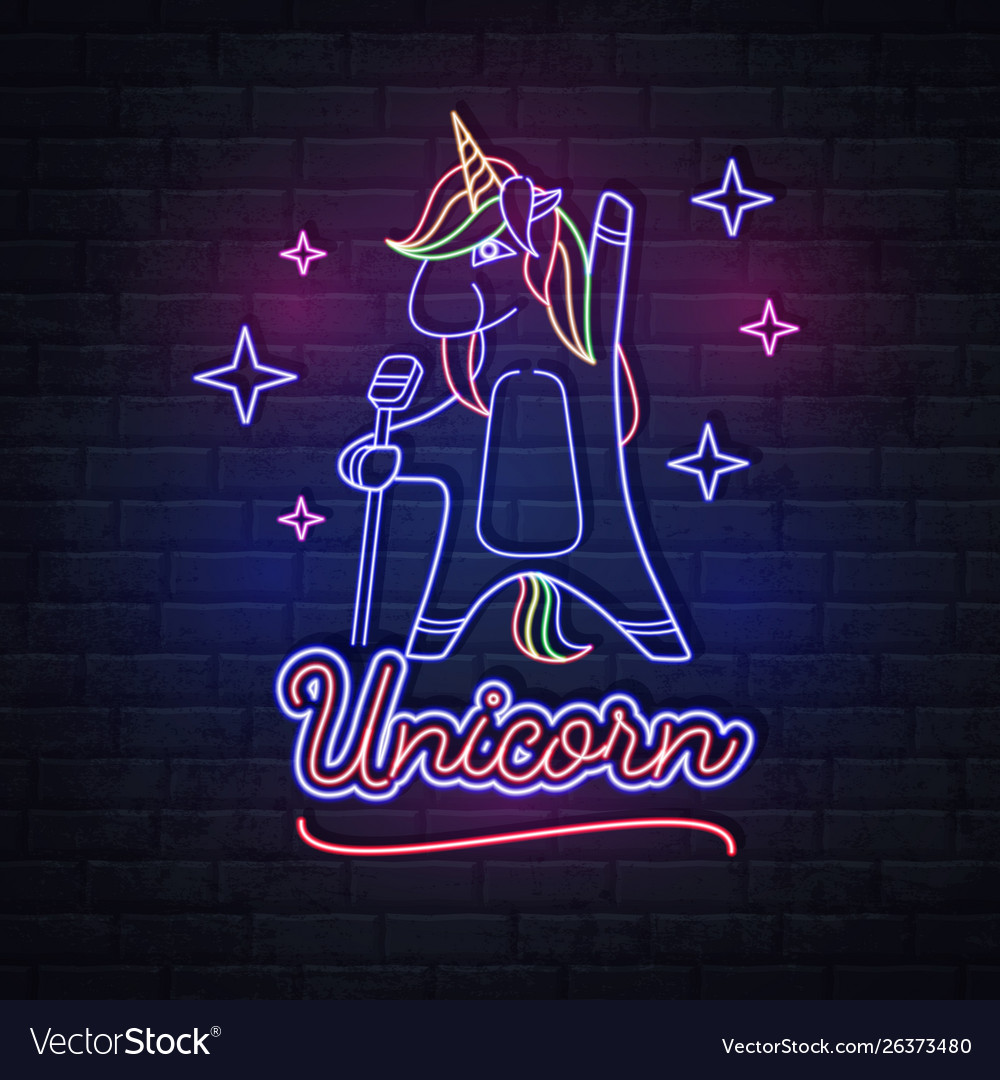 Neon Unicorn Wallpapers