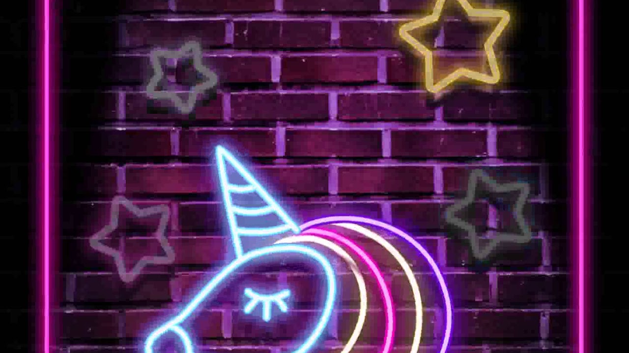 Neon Unicorn Wallpapers