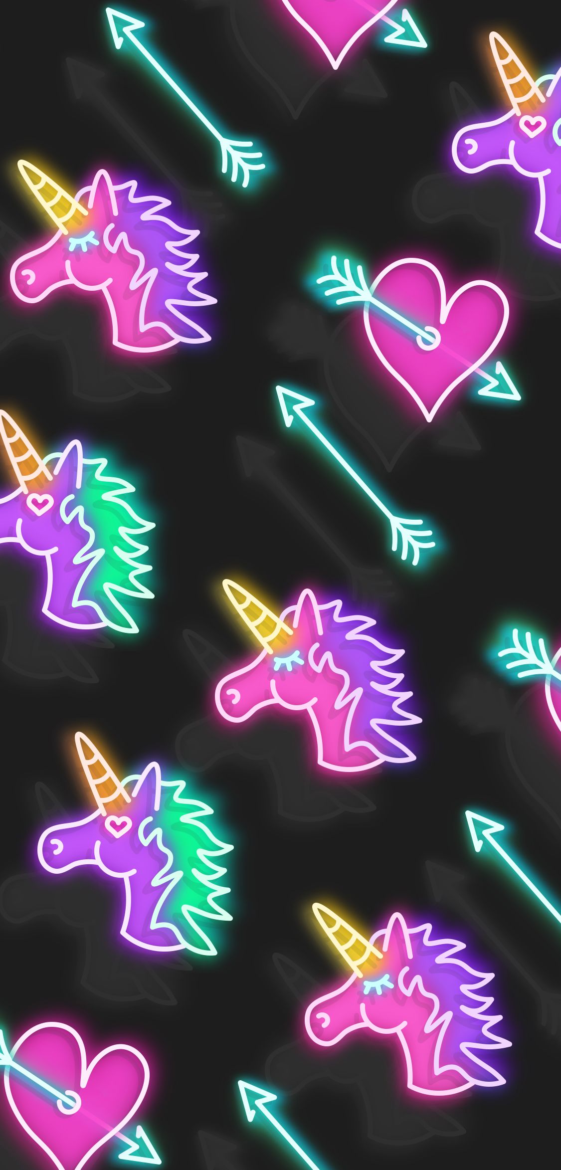 Neon Unicorn Wallpapers