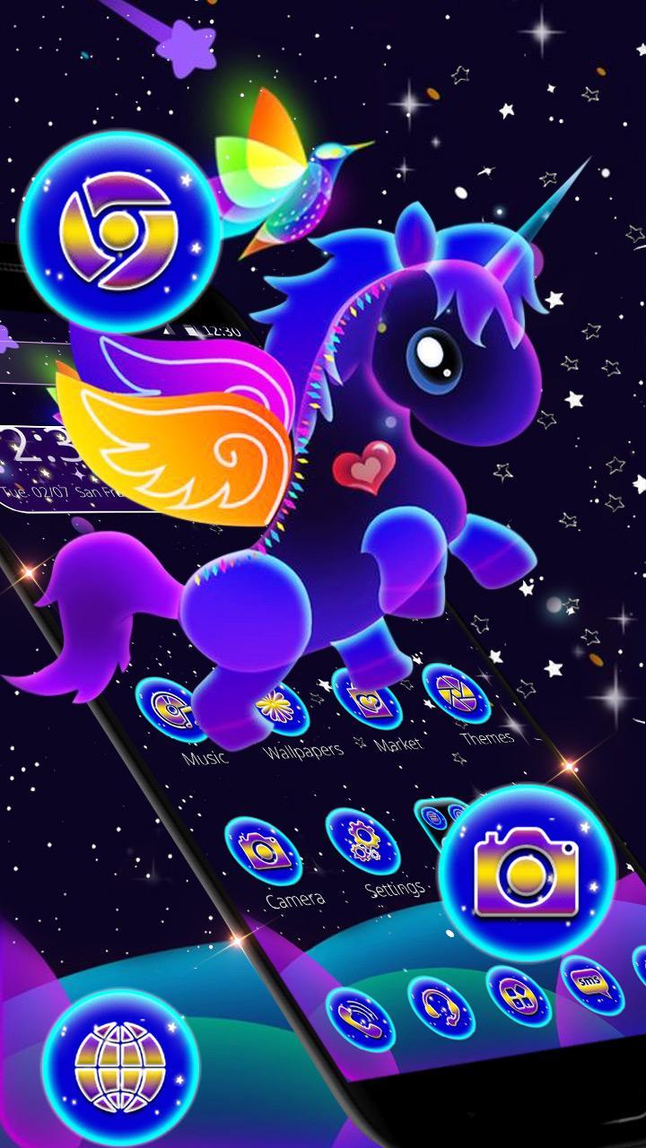 Neon Unicorn Wallpapers