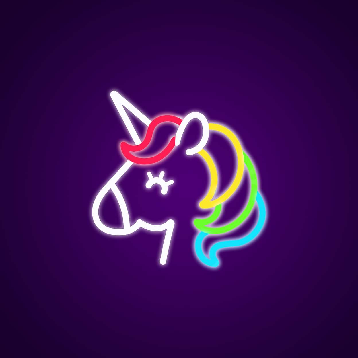 Neon Unicorn Wallpapers