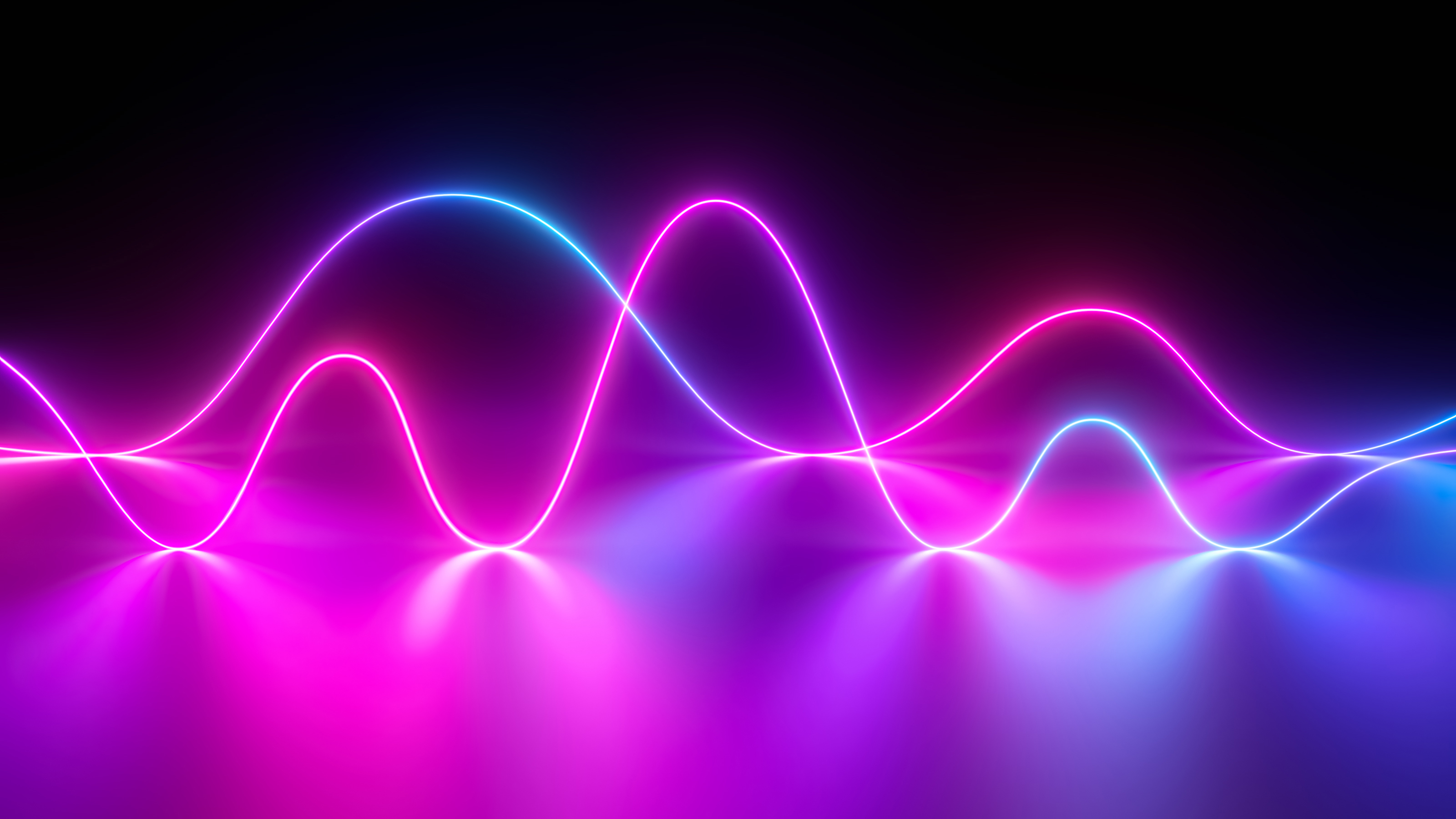 Neon Waves Wallpapers