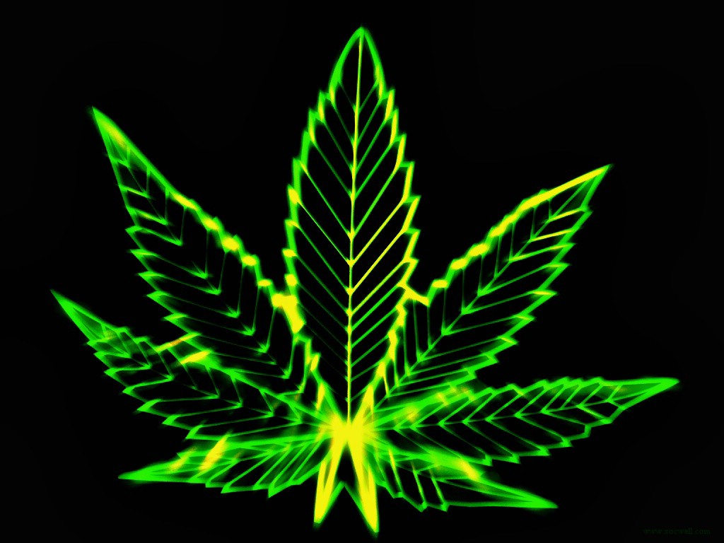 Neon Weed Wallpapers