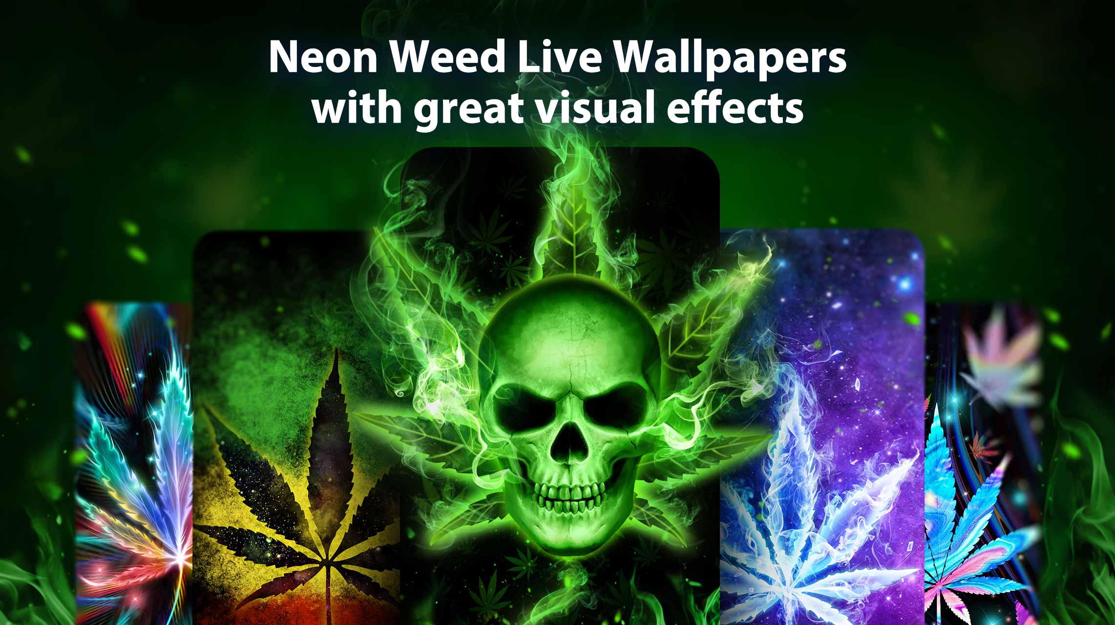 Neon Weed Wallpapers