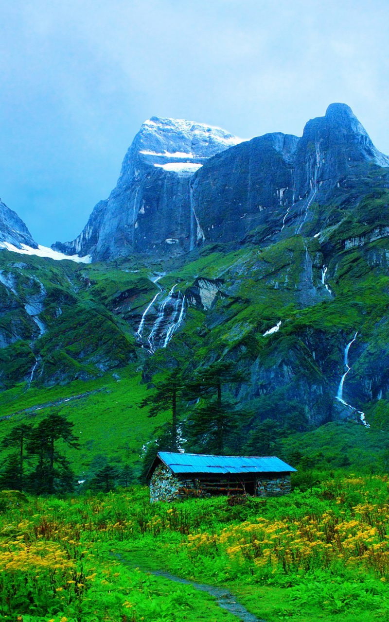 Nepal Mountains In Sunset Wallpapers