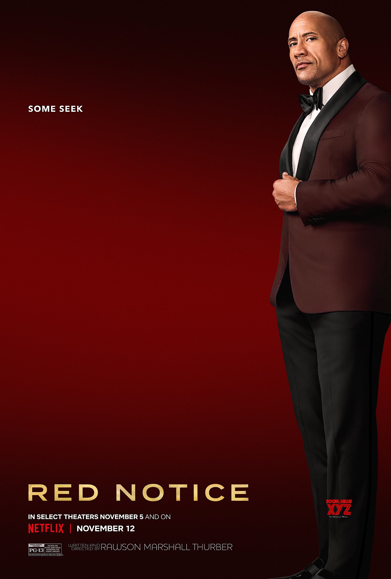 Netflix Red Notice Poster 2021 Wallpapers