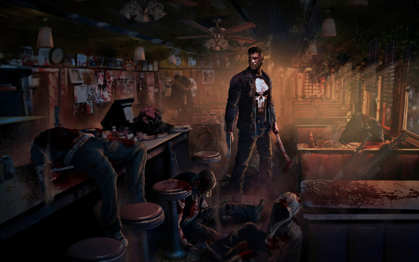 Netflix The Punisher Jon Bernthal Art Wallpapers