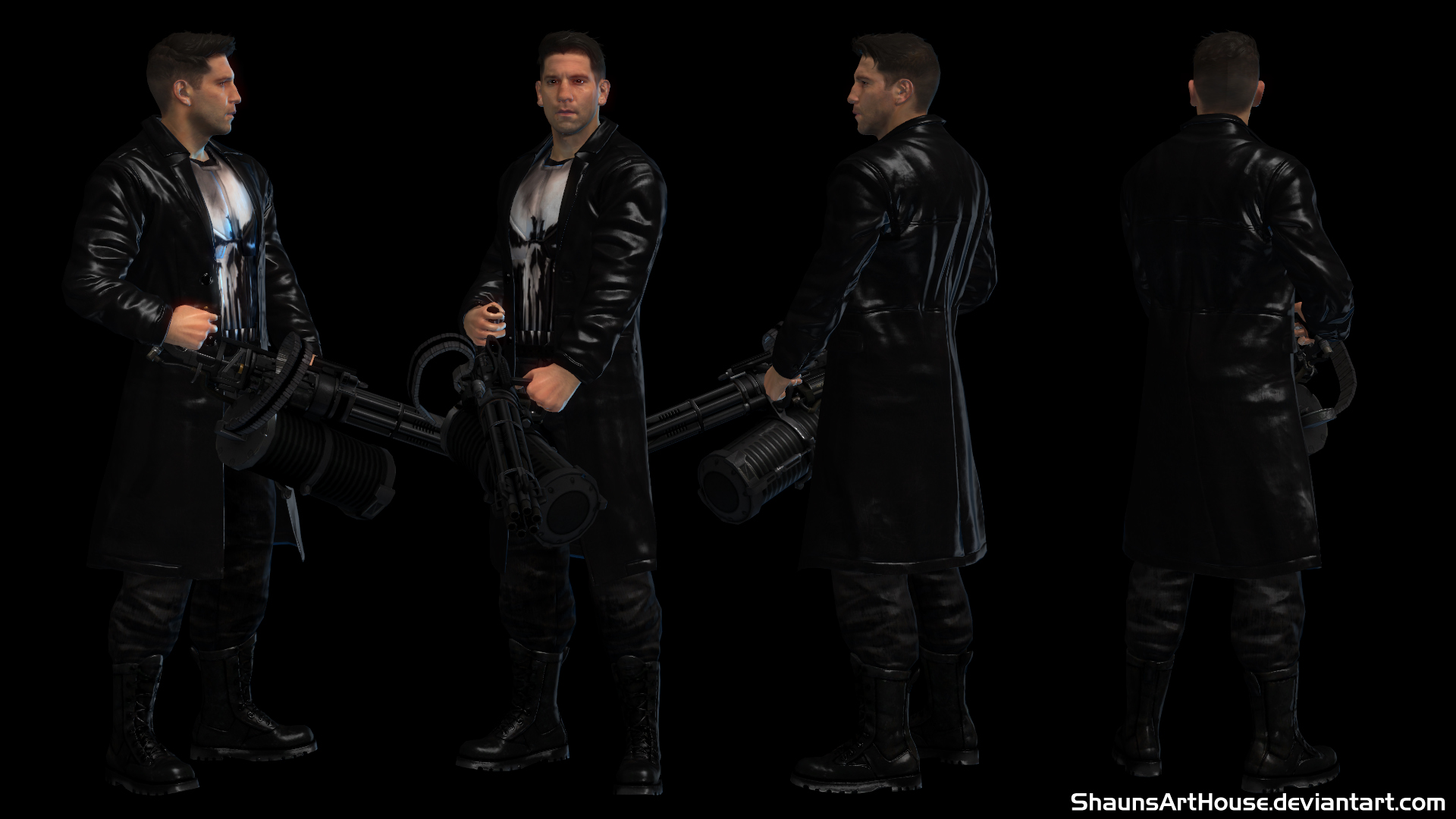 Netflix The Punisher Jon Bernthal Art Wallpapers