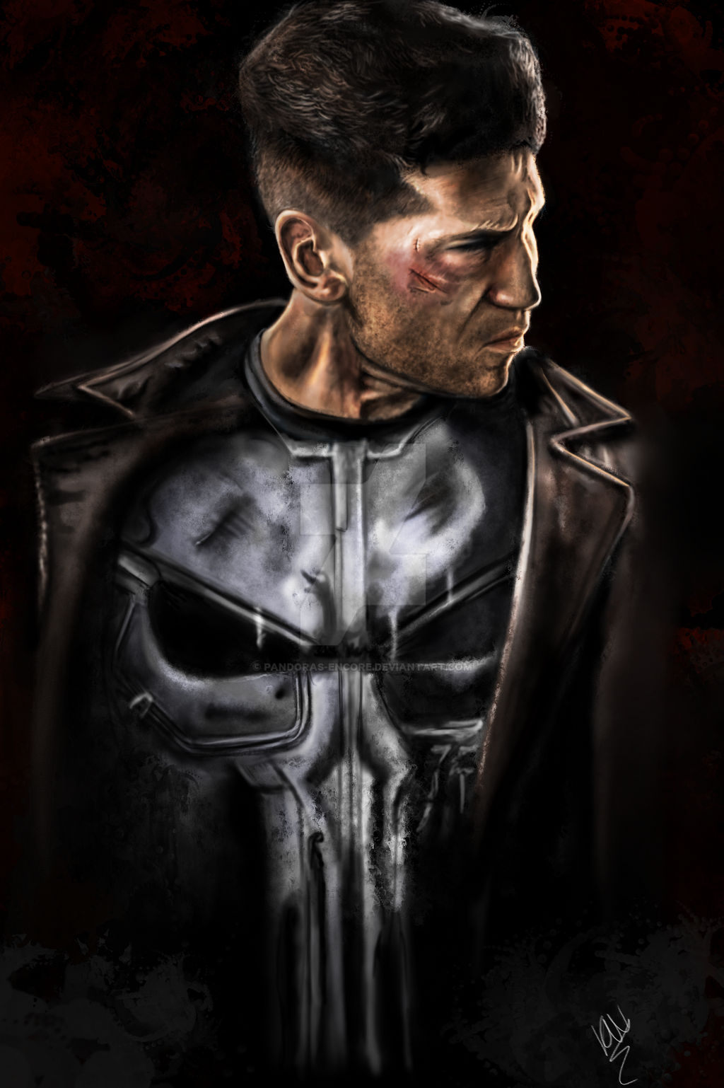 Netflix The Punisher Jon Bernthal Art Wallpapers