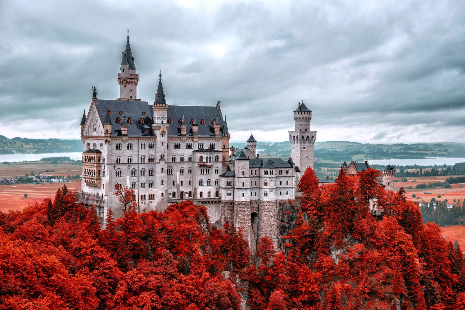 Neuschwanstein Castle In Winter Wallpapers