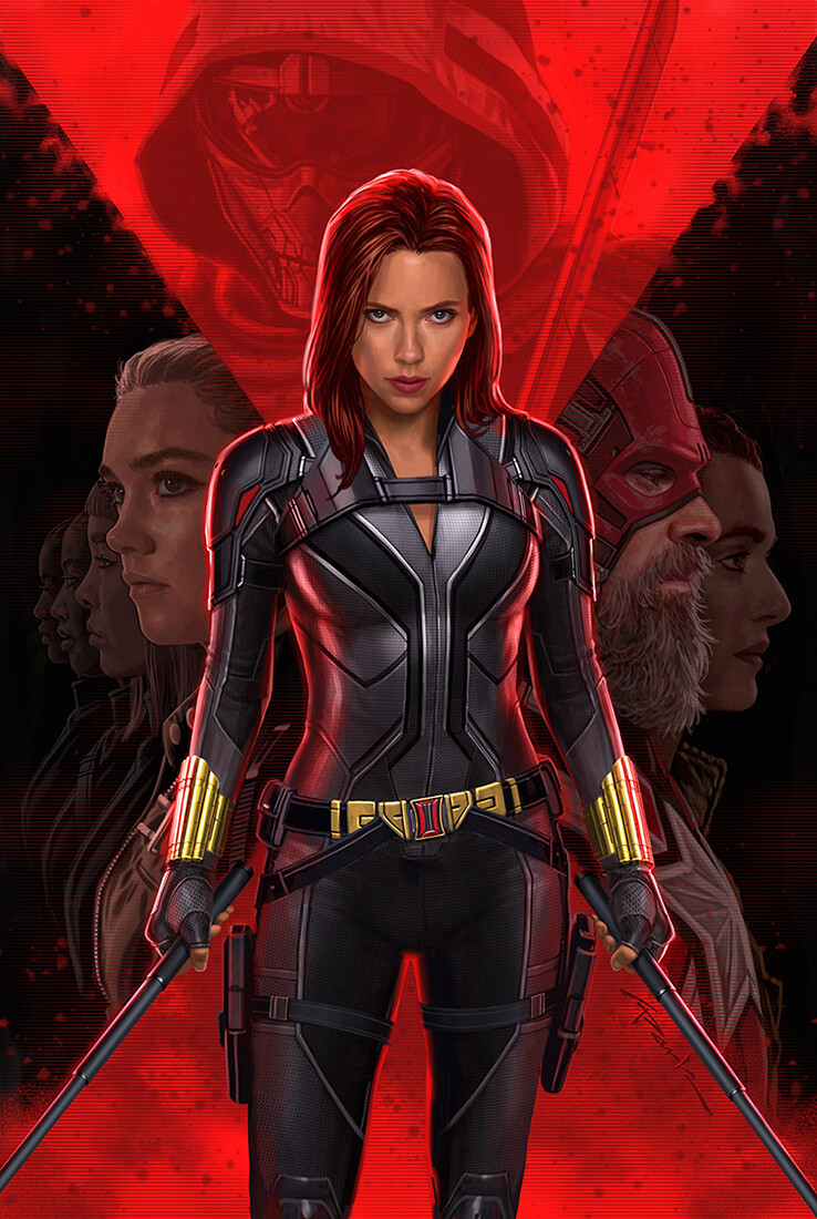 New 4K Black Widow Movie Wallpapers