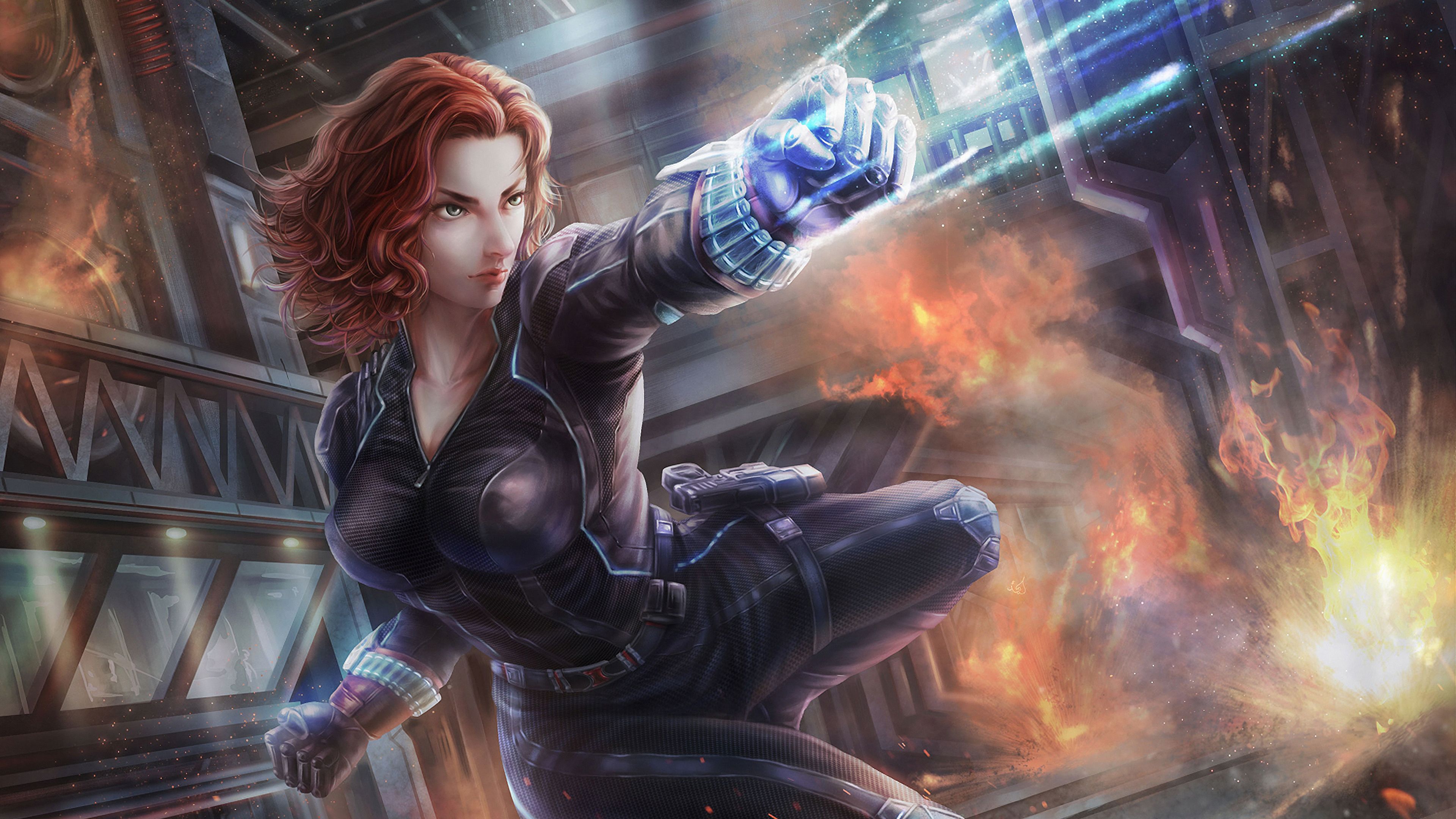 New Black Widow Marvel's Avengers Wallpapers