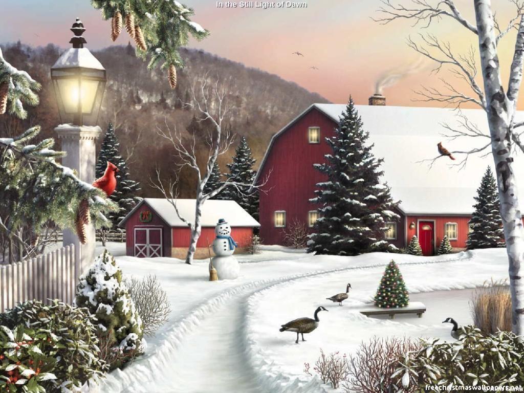 New England Winter Scenes Wallpapers