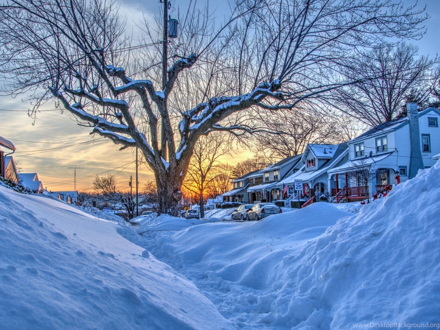 New England Winter Scenes Wallpapers