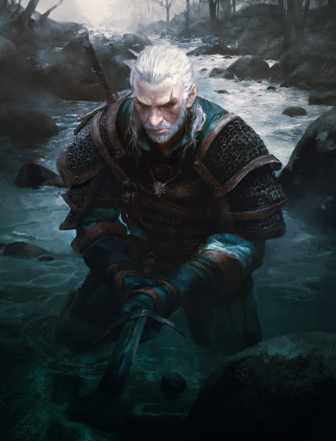 New Geralt Of Rivia Fanart Wallpapers