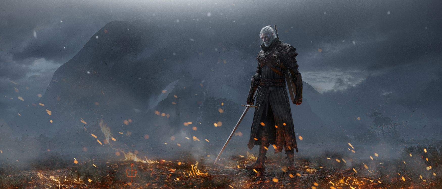 New Geralt Of Rivia Fanart Wallpapers