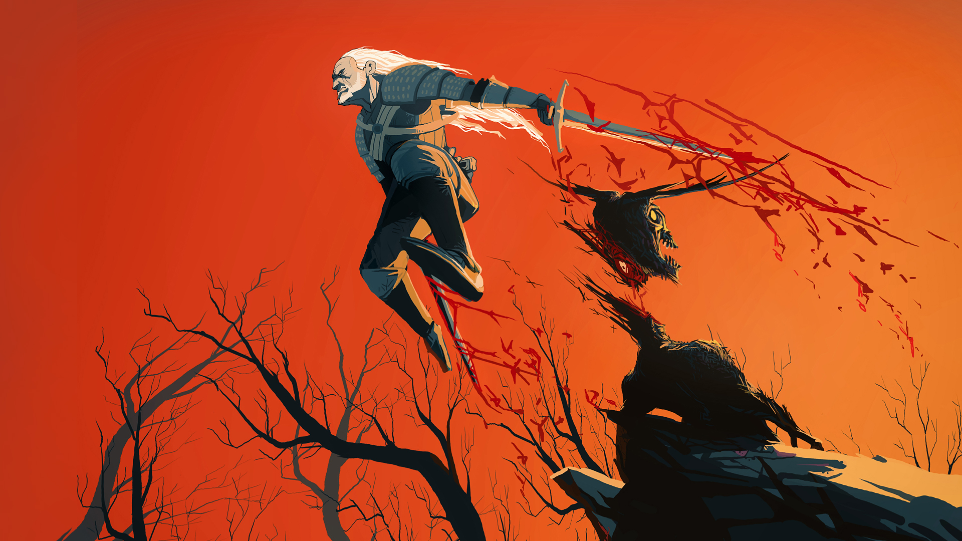 New Geralt Of Rivia Fanart Wallpapers