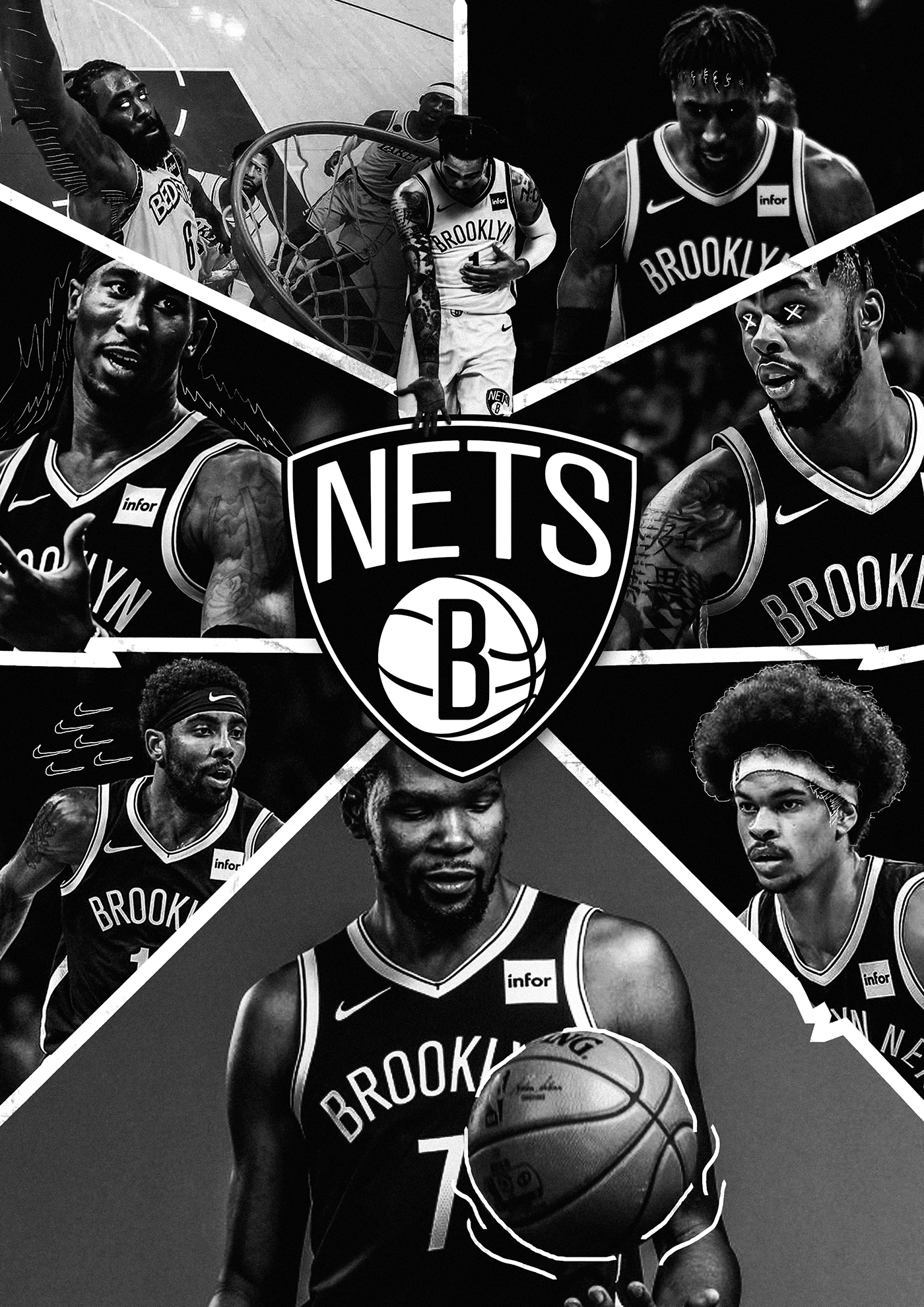 New James Harden Brooklyn Nets 2021 Wallpapers