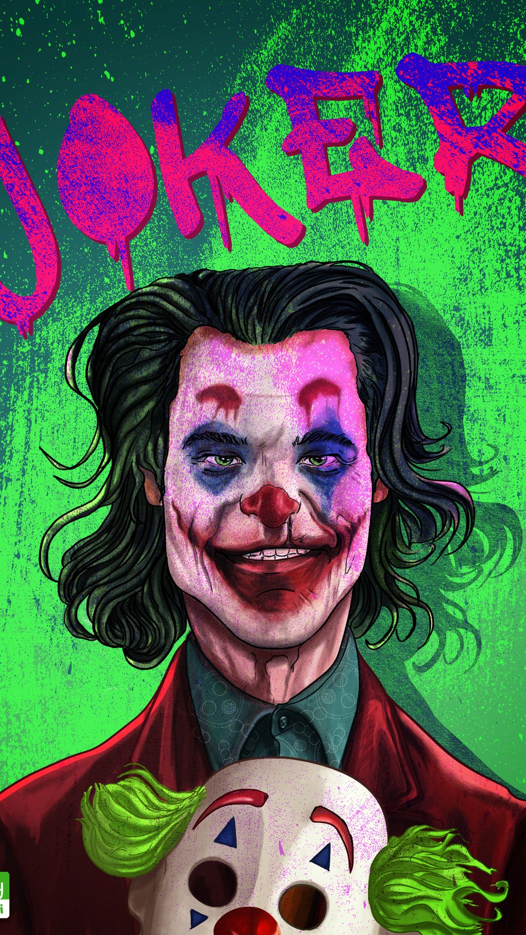 New Joaquin Phoenix Joker Art Wallpapers